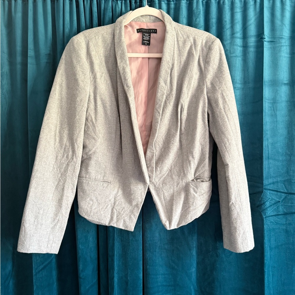 Apostrophe Light Gray Women's Blazer